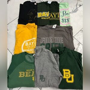 Bundle of Baylor shirts/ long sleeves/ sweatshirt